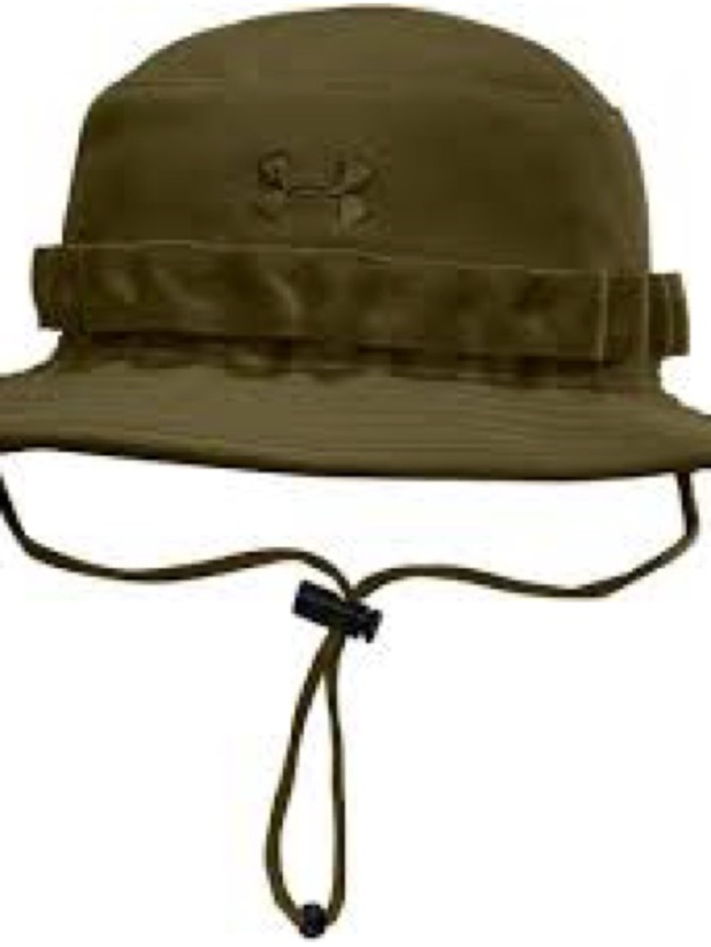 Under Armour Men's Tactical Bucket Hats one in Olive Green and one in Black